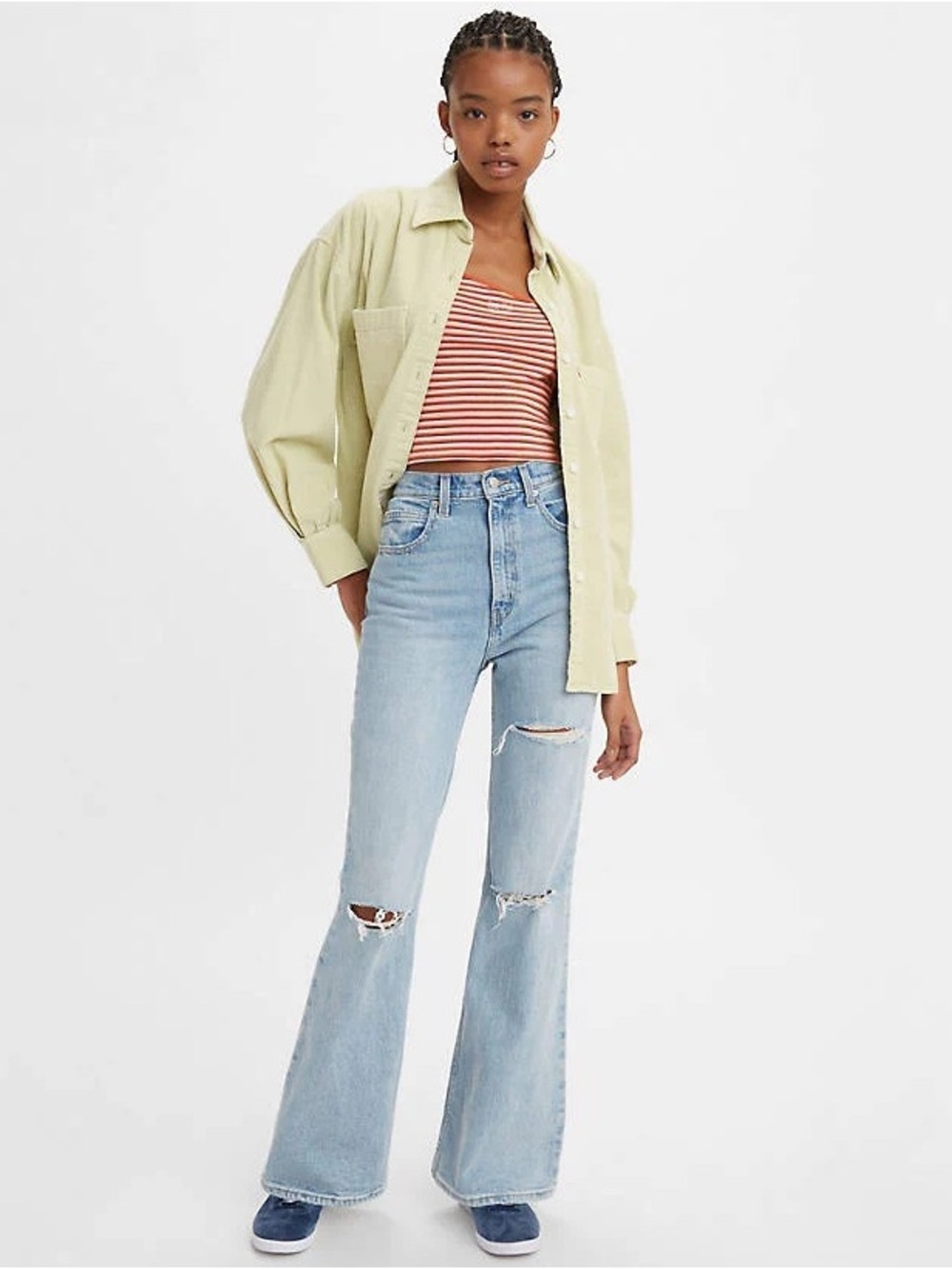 Levi’s 70s high rise flare jeans